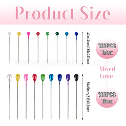 2 коробка 2 стилей железных булавок&nbsp;FIND-TA0004-81