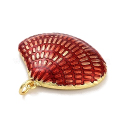 Настоящие позолоченные подвески из латуни с покрытием из 18-каратной эмали&nbsp;KK-M293-32G-01