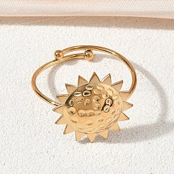 Offene Manschettenringe aus Edelstahl 304 für Damen&nbsp;SA-CBAA981-04G