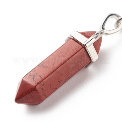 Двойные заостренные подвески из натурального смешанного камня&nbsp;PALLOY-JF01776