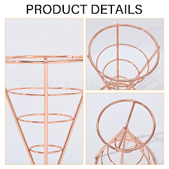 Железная корзина для демонстрации жареных блюд DIY-WH0888-484RG