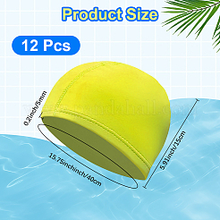12 bonnet de bain en polyester&nbsp;AJEW-CN0007-29B