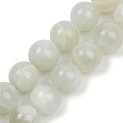 Нити бусин из натурального зеленого лунного камня G-NH0060-A01-03