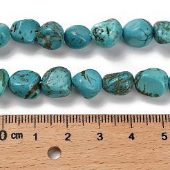 Бусины из натуральной бирюзы  X-G-P497-01E-91