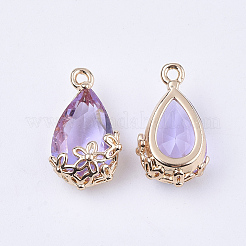 Прозрачные стеклянные подвески&nbsp;LS-X-GLAA-T007-05D