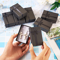 Прямоугольные бумажные подарочные коробки с бантом CON-TAC0010-79A