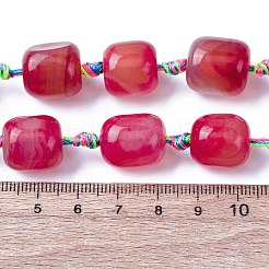 Природный агат бисер нитей&nbsp;G-P605-G01-01