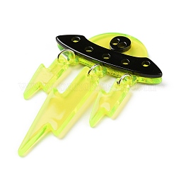 Прозрачные акриловые большие подвески OACR-B001-03