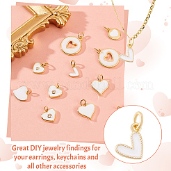 16шт 8 стиля латунные эмалевые подвески&nbsp;KK-GA0001-57