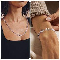 Kits de colliers/bracelets à chaîne à faire soi-même&nbsp;DIY-TA0015-95P