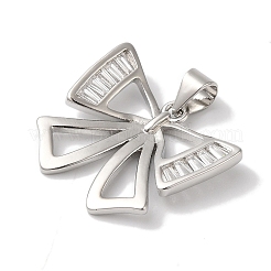 Стойки обшивки латунь микро проложить Циркон подвеску&nbsp;KK-B092-12P