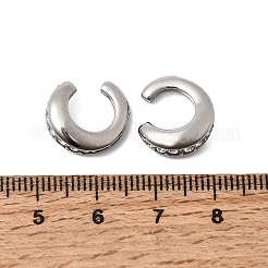 Strass-Ohrringe aus Edelstahl 304 für Damen&nbsp;EJEW-A165-01P