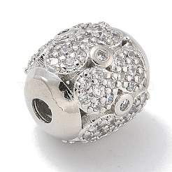 Стойки обшивки латунь микро проложить кубического циркония бусы KK-L224-030P