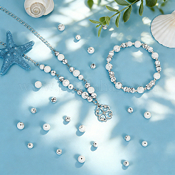 2 brin 2 styles de perles turquoise synthétiques&nbsp;G-PH0003-48C