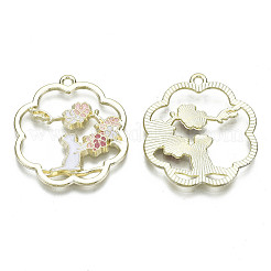 Эмалевые подвески из экологического сплава&nbsp;X-PALLOY-N162-003-RS