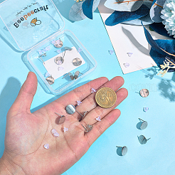 20 шт. Латунные выводы для ушей&nbsp;KK-BBC0023-11P