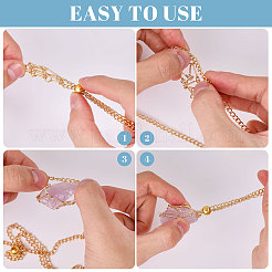 3 шт. 301 нержавеющая сталь кабельные цепи макраме мешочек пустой держатель камней для изготовления подвесок ожерелий MAK-CA0001-18G