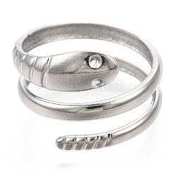 Кольца-змейки из нержавеющей стали марки 304&nbsp;LS-RJEW-N038-114P