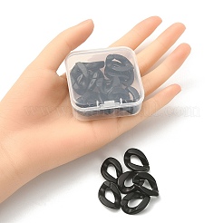20 шт. непрозрачные акриловые соединительные кольца OACR-YW0001-54