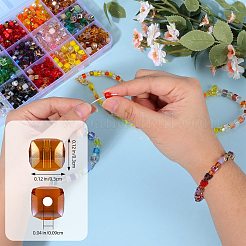 2 пакетик бусин из искусственного хрусталя&nbsp;GLAA-SZ0001-95A-05