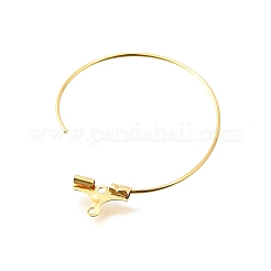 Стойки обшивки латунь кольцо серьги обруча&nbsp;KK-L125-01G