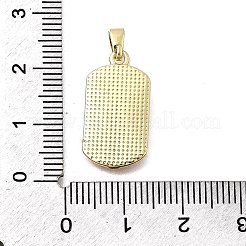 Латунь эмаль подвески&nbsp;KK-P336-14G-01