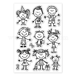 Изготовленные на заказ пластиковые прозрачные штампы из ПВХ DIY-WH0448-0669