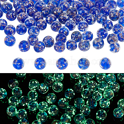 Светящиеся бусины лэмпворк из золота и песка ручной работы&nbsp;LAMP-NB0001-79D