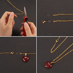 Латунные плоские овальные кабельные цепи&nbsp;CHC-CJ0001-18-NR