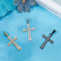 3 шт. подвески из нержавеющей стали 304 двух цветов STAS-BBC0007-18