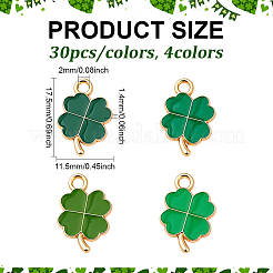 Pendenti smaltati in lega 120 pz 4 colori&nbsp;ENAM-ME0001-68