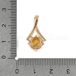 Латунные микро проложить кубического циркония подвески&nbsp;X-KK-E795-22KCG-01