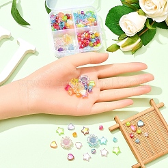 4 стиль прозрачных акриловых бусин&nbsp;MACR-YW0001-61