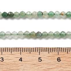 Естественный зеленый авантюрин бисер нитей&nbsp;LS-G-RM250104-E6