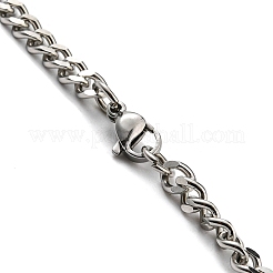 201 кулон из нержавеющей стали с эмалью в виде троичного узла «Дерево жизни» NJEW-G115-09P