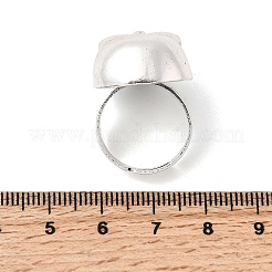 Регулируемые кольца из сплава на Хэллоуин&nbsp;RJEW-C147-01C-AS