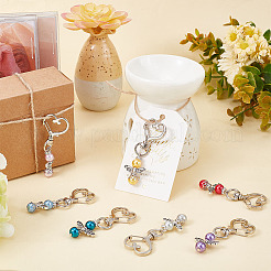 Брелок из стекла и жемчуга KEYC-PH0001-64