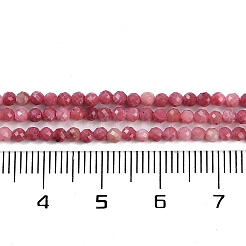 Природные родонит бисер нитей G-P553-G06-01