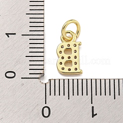 Anfangsbuchstabe Messing mit Zirkonia-Anhängern&nbsp;KK-Q814-26B-G