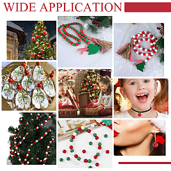 120шт 4 цвета деревянные бусины&nbsp;WOOD-WR0001-14