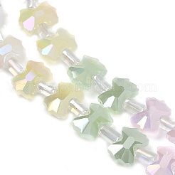 Стеклянные бусины с гальваническим покрытием &nbsp;EGLA-B011-03