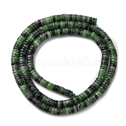 Натуральный рубин в цоизита бусин пряди G-R014-A01