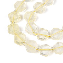 Естественный лимонный кварц нитей бисера G-P534-A20-01