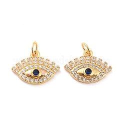 Латунные подвески из кубического циркония с микропаве&nbsp;KK-D065-05G