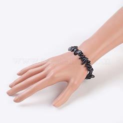 Природные индийский агат браслеты простирания BJEW-JB03681-04