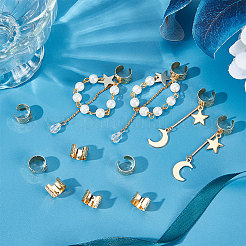 50 шт. латунная фурнитура для ушей KK-BBC0007-85