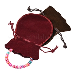 30шт. 6-х цветные бархатные сумки TP-FS0001-03A