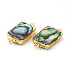 Verbindungsanhänger aus natürlicher Paua-Muschel&nbsp;PEAR-P004-40KCG