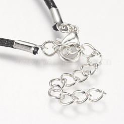 Сплав ожерелья шкентеля NJEW-P197-02