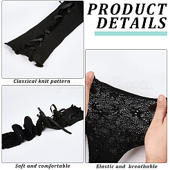 Полиэстер женское кружево длинный рукав&nbsp;AJEW-WH20060-35A